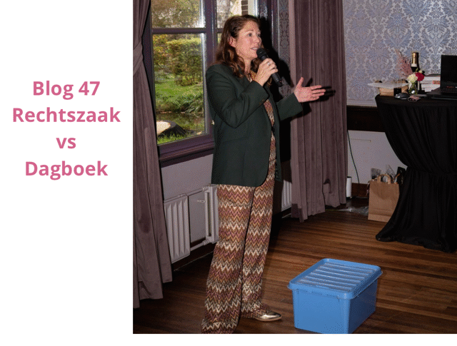 Rechtszaak vs dagboek